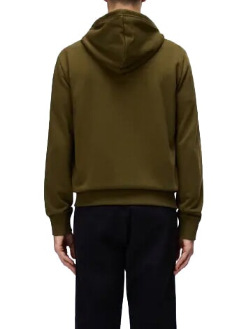 BALIS Felpa full zip dark olive - Felpe Uomo