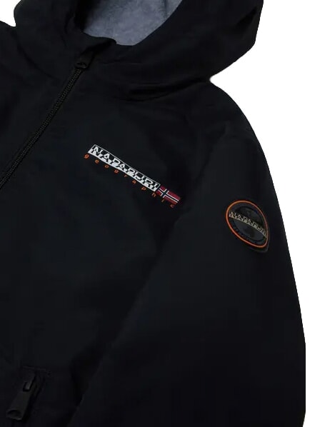 K A-SCOTT Giaccone con cappuccio black 041 - Giacche Bambini