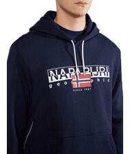 NAPAPIJRI B-AYLMER Felpa con cappuccio blu marine - Felpe Uomo - 4