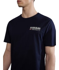 NAPAPIJRI S-KASBA T-shirt a manica corta, puro cotone blu marine - T-shirt Uomo - 3