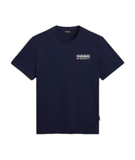 NAPAPIJRI S-KASBA T-shirt a manica corta, puro cotone blu marine - T-shirt Uomo - 5