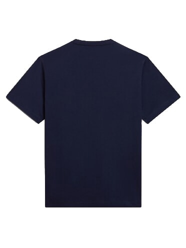 S-KASBA T-shirt a manica corta, puro cotone blu marine - T-shirt Uomo