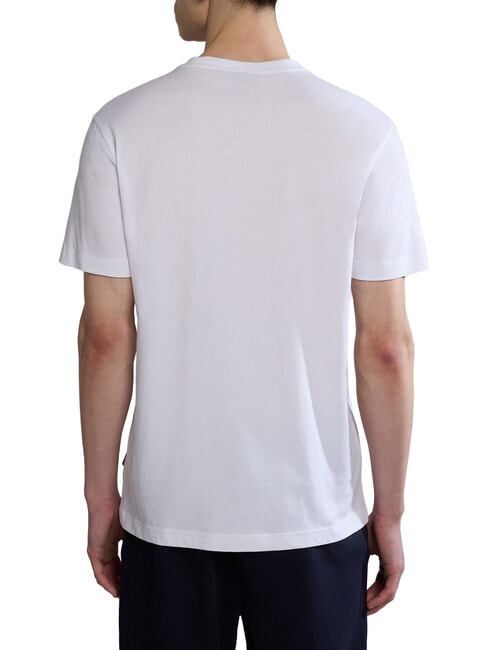 S-KASBA T-shirt a manica corta, puro cotone Bright white - T-shirt Uomo