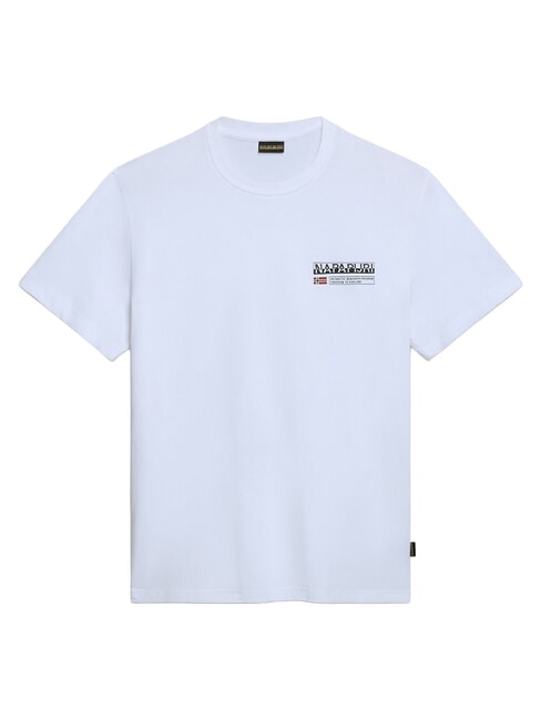 S-KASBA T-shirt a manica corta, puro cotone Bright white - T-shirt Uomo