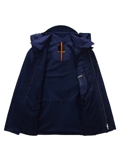 A-RIVALTO FIELD Giacca con cappuccio naval acade - Giacche Uomo