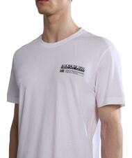 NAPAPIJRI S-KASBA T-shirt a manica corta, puro cotone Bright white - T-shirt Uomo - 6