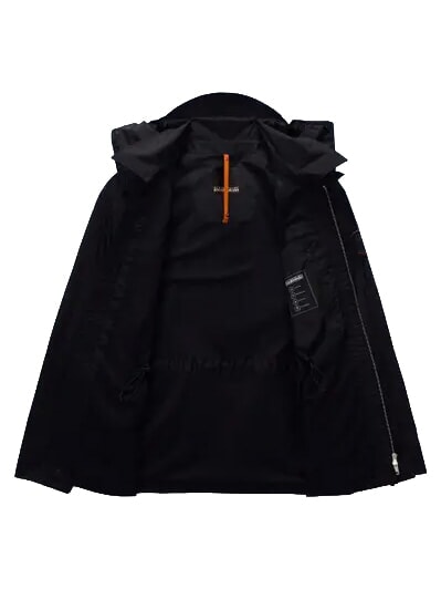 A-RIVALTO FIELD Giacca con cappuccio black beauty - Giacche Uomo