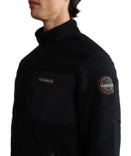 NAPAPIJRI YUPIK FZ 3 Pile con zip e logo black 041 - Felpe Uomo - 3