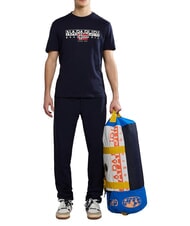 NAPAPIJRI S-AYLMER T-Shirt in cotone blu marine - T-shirt Uomo - 4