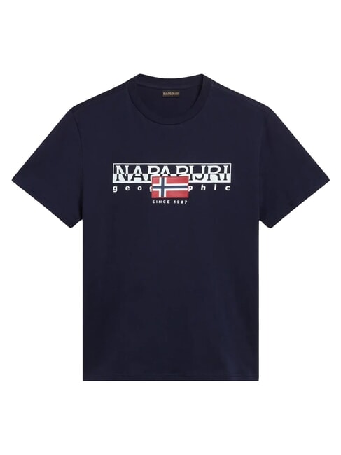 S-AYLMER T-Shirt in cotone blu marine - T-shirt Uomo