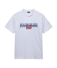 NAPAPIJRI S-AYLMER T-Shirt in cotone Bright white - T-shirt Uomo - 4