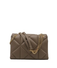 LOVE MOSCHINO EMBOSSED QUILTED Borsa a spalla sabbia - Borse Donna - 3