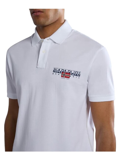 E-AYLMER Polo a maniche corte Bright white - Polo Uomo