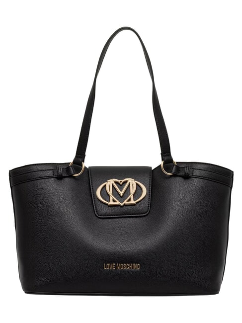 OVAL FRIEZE Shopper con pochette Nero - Borse Donna