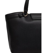 LOVE MOSCHINO OVAL FRIEZE Shopper con pochette Nero - Borse Donna - 4