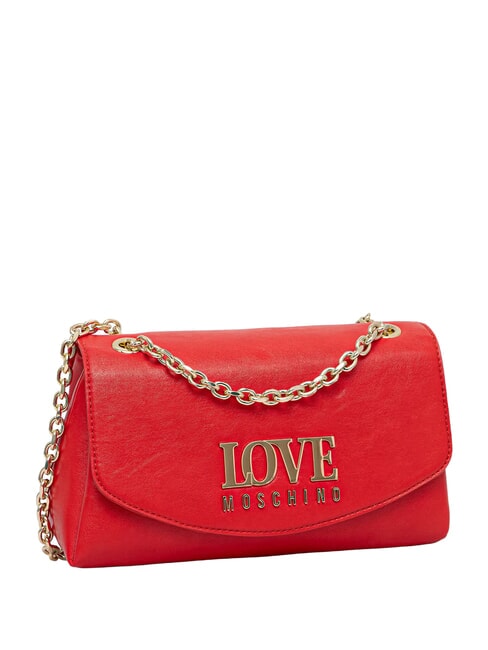 GILDED Borsa a spalla, con catena ROSSO - Borse Donna