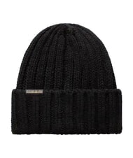 NAPAPIJRI F-SEMIURY Cappello con risvolto e pon pon black 041 - Cappelli - 2