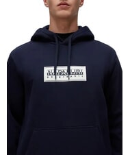 NAPAPIJRI B-BOX LOGO H Felpa con cappuccio blu marine - Felpe Uomo - 3