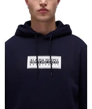 NAPAPIJRI B-BOX LOGO H Felpa con cappuccio blu marine - Felpe Uomo - 4