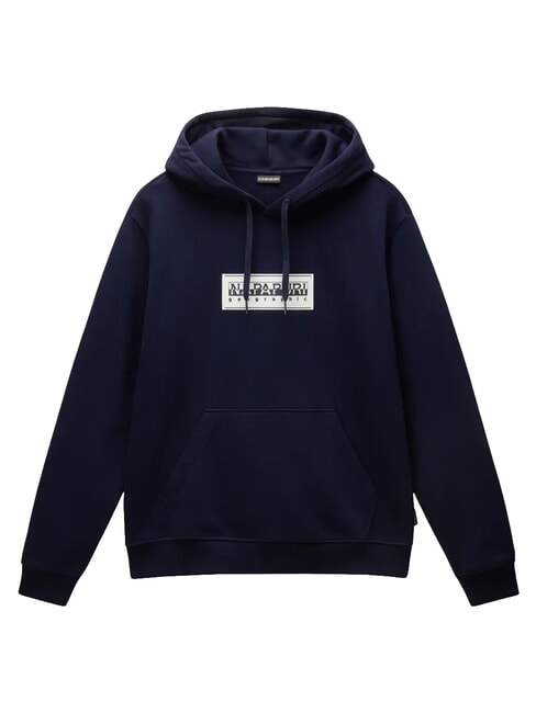 B-BOX LOGO H Felpa con cappuccio blu marine - Felpe Uomo