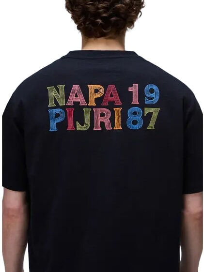 S-ELIOR SS T-shirt a manica corta black beauty - T-shirt Uomo
