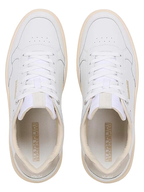 S5BARK12 Sneakers in pelle white/beige - Scarpe Uomo