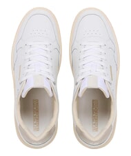 NAPAPIJRI S5BARK12 Sneakers in pelle white/beige - Scarpe Uomo - 4