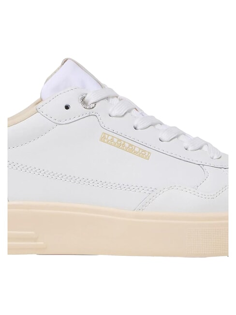 S5BARK12 Sneakers in pelle white/beige - Scarpe Uomo