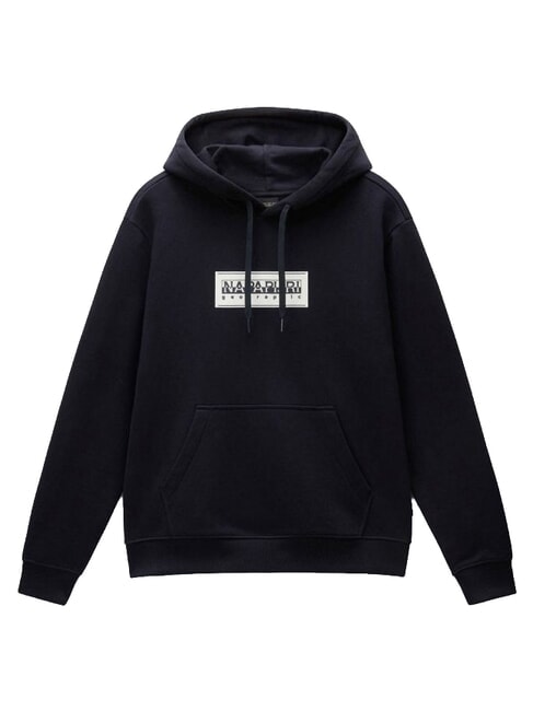 B-BOX LOGO H Felpa con cappuccio black 041 - Felpe Uomo