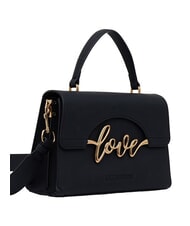 LOVE MOSCHINO ITALICS LOVE Borsa a mano, con tracolla Nero - Borse Donna - 2