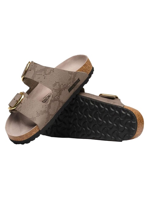 MADRID BIG BUCKLE Sandali anatomici pythongray - Scarpe Donna