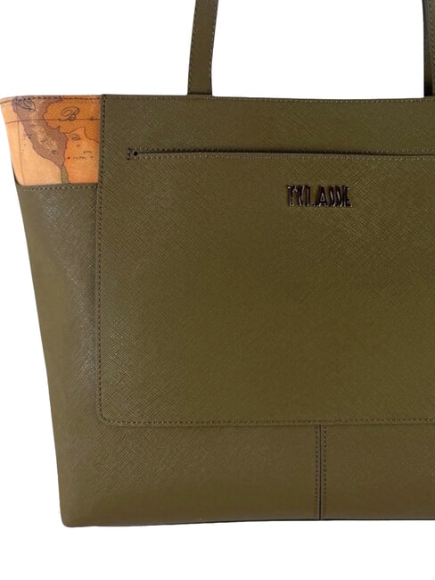 WEST CITY Shopping Bag verde oliva - Borse Donna