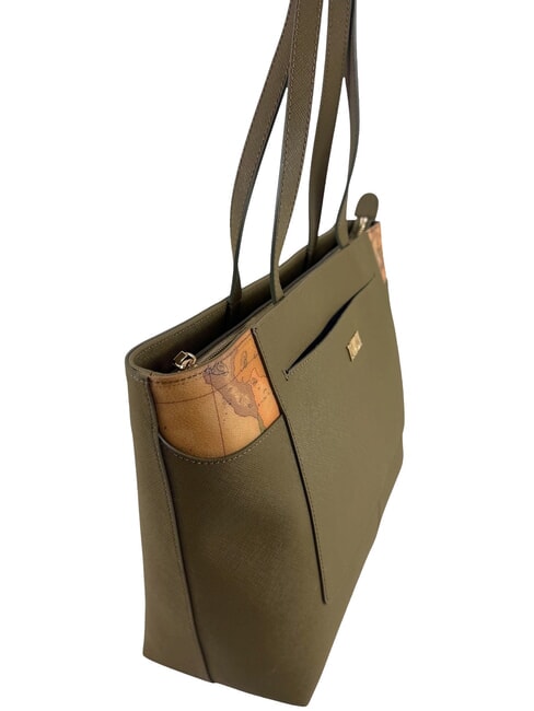 WEST CITY Shopping Bag verde oliva - Borse Donna