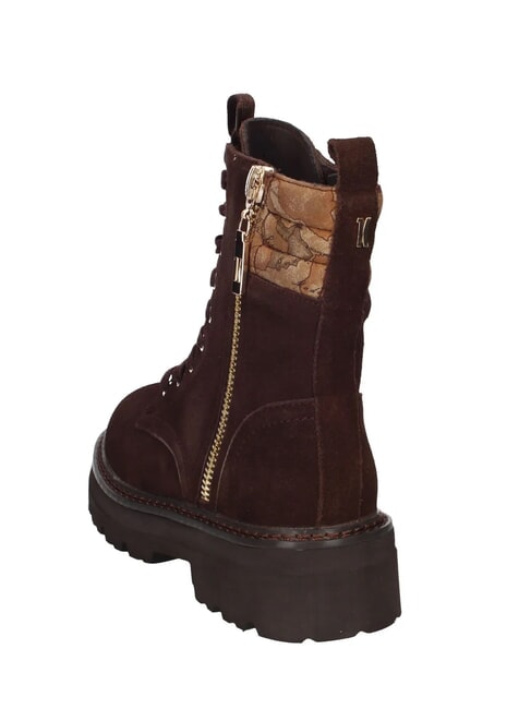 GEO Stivaletti in pelle tacco 5 cm moro - Scarpe Donna