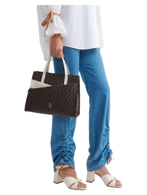 HIGH MONOGRAM GEO Shopping bag a mano, con tracolla cioccolato - Borse Donna