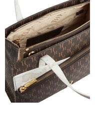ALVIERO MARTINI PRIMA CLASSE HIGH MONOGRAM GEO Shopping bag a mano, con tracolla cioccolato - Borse Donna - 4