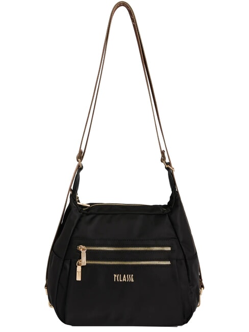 WHISPER NYLON Borsa a tripla portabilit&agrave; Nero - Borse Donna