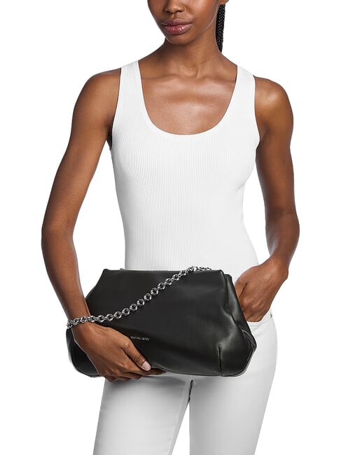 GOLDIE Borsa a spalla, in pelle black - Borse Donna