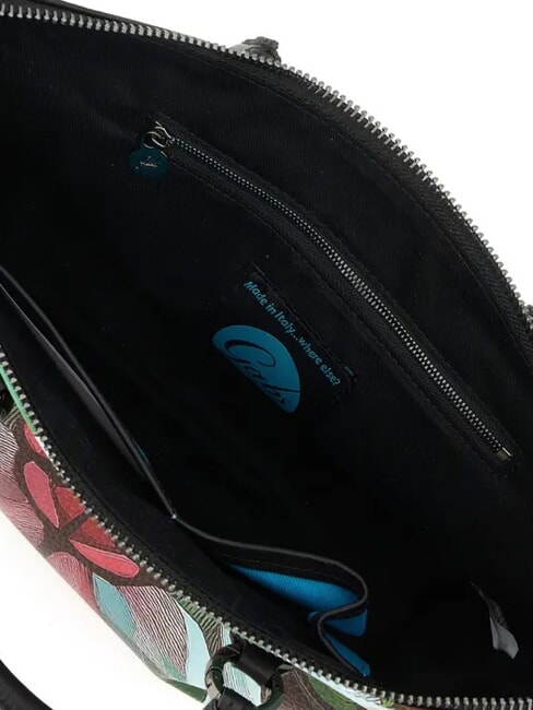 G3 PLUS Borsa shopping media, trasformabile bull-dog verde - Borse Donna