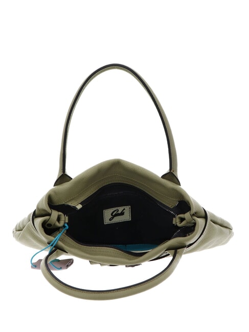 ELIF Pochette media in pelle, con tracolla celadon - Borse Donna