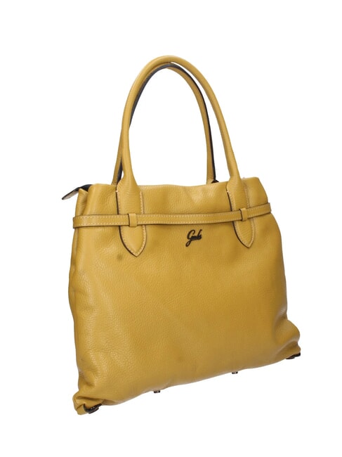 ELIF Pochette media in pelle, con tracolla miele - Borse Donna