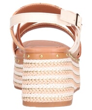 ALVIERO MARTINI PRIMA CLASSE GEO Sandali con zeppa 6,5 NATURALE - Scarpe Donna - 4