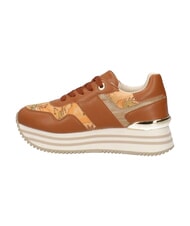 ALVIERO MARTINI PRIMA CLASSE GEO JR Sneakers platform logo laterale Cuoio/Geo Beige - Scarpe Donna - 5