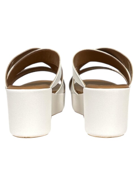 GEO Ciabatte con zeppa bianco - Scarpe Donna