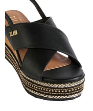 ALVIERO MARTINI PRIMA CLASSE GEO Sandali con zeppa 8 Nero - Scarpe Donna - 4