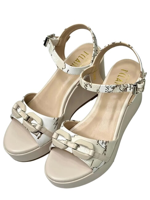 GEO Sandali con zeppa 8,10 avorio - Scarpe Donna