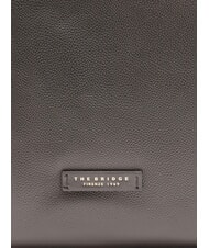 THE BRIDGE GEMMA Zaino in pelle Nero Oro - Borse Donna - 4