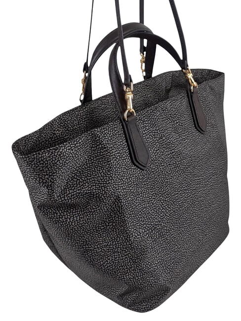 B-ESCAPE Borsa shopping a mano, con tracolla catrame/nero - Borse Donna