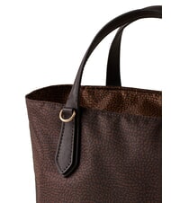 BORBONESE B-ESCAPE Borsa shopping a mano, con tracolla cioccolato/castagno - Borse Donna - 3