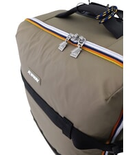 KWAY BLOSSAC  Trolley Bagaglio a Mano Impermeabile green army-black pur - Bagagli a mano - 4